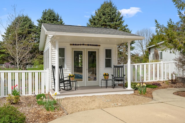 7572 S 10th St, Kalamazoo, MI 49009 - view of outbuilding featuring french doors