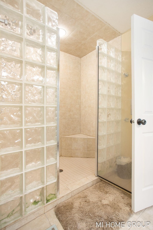 2103 Woodlark Dr, Holland, MI 49424 - full bath with walk in shower and tile patterned flooring