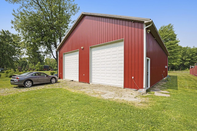 18422 Merriman Rd, Romulus, MI 48174 - view of detached garage