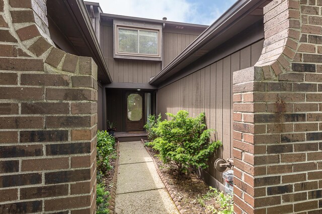 2503 Meade Ct, Ann Arbor, MI 48105 - property entrance with brick siding