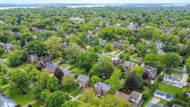 953 Berkshire Rd, Grosse Pointe Park, MI 48230 - aerial view of residential area with a nearby body of water