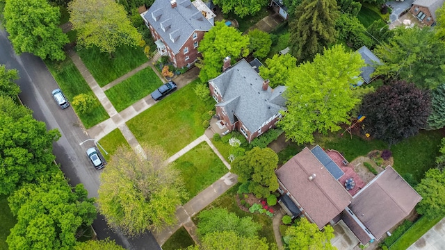 953 Berkshire Rd, Grosse Pointe Park, MI 48230 - aerial perspective of suburban area