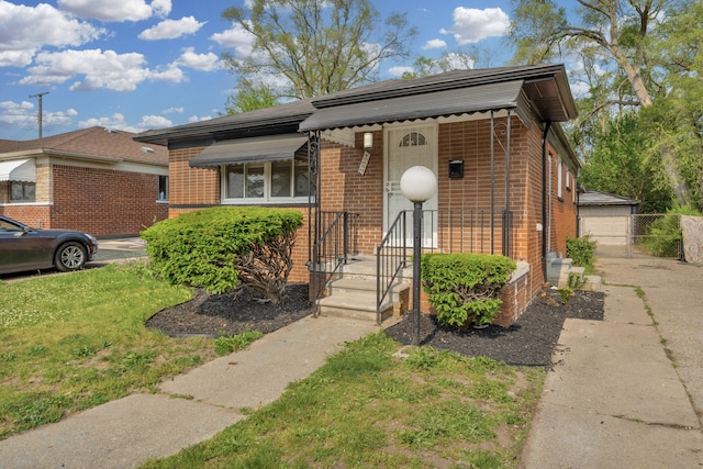 20504 Cherrylawn St, Detroit, MI 48221 - view of front of house with brick siding