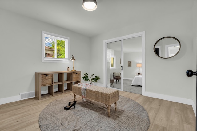 20504 Cherrylawn St, Detroit, MI 48221 - office with light wood-style flooring and baseboards