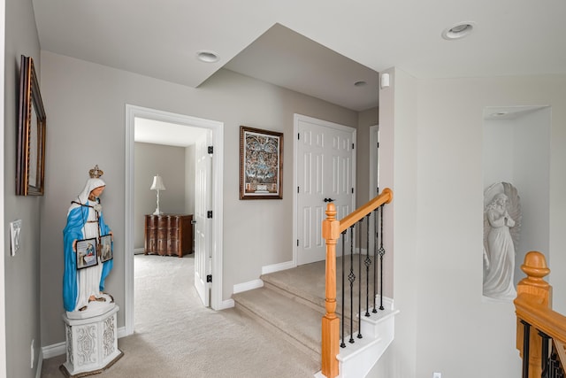 71 Knorrwood Dr, Rochester Hills, MI 48306 - hall with carpet and baseboards