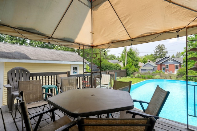 43 W Cherry Ave, Zeeland, MI 49464 - view of patio / terrace featuring outdoor dining space