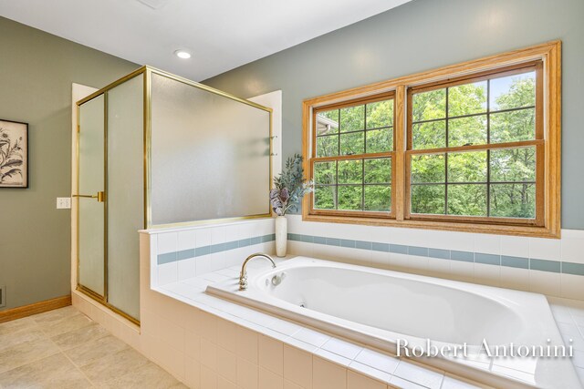 6374 Blakely Dr NE, Rockford, MI 49341 - full bath with a bath and a shower stall