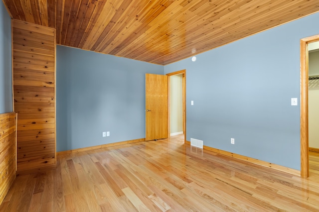 125 Wa Wee Nork Dr Unit 109-5-A, Battle Creek, MI 49015 - spare room with wooden ceiling, wood finished floors, and baseboards