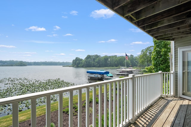125 Wa Wee Nork Dr Unit 109-5-A, Battle Creek, MI 49015 - balcony with a water view
