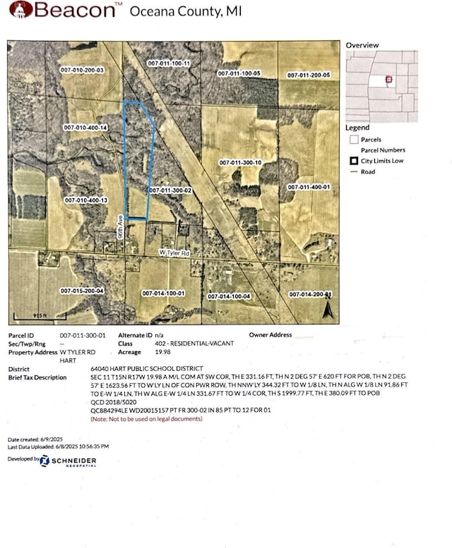 0 W Tyler Rd, Hart, MI 49420