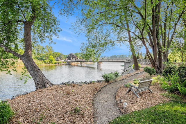 1415 Blackhawk Trl, Benton Harbor, MI 49022 - view of yard featuring a water view