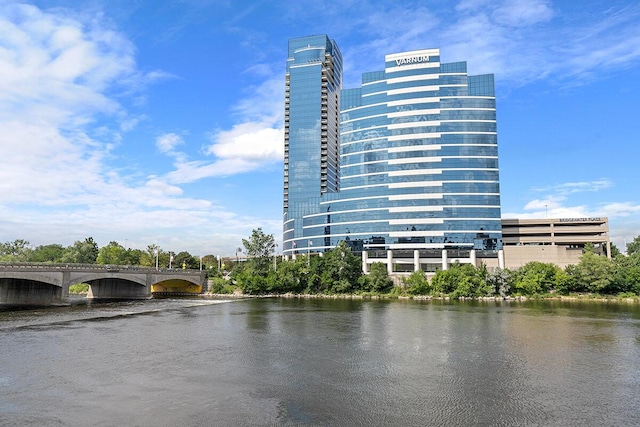 335 Bridge St NW Unit 1101, Grand Rapids, MI 49504 - water view with a notable bridge