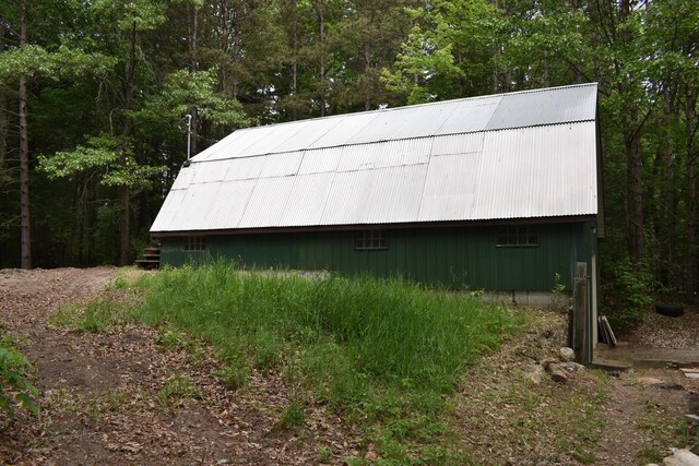 226 N 176th Ave, Walkerville, MI 49459 - view of outdoor structure with a forest view