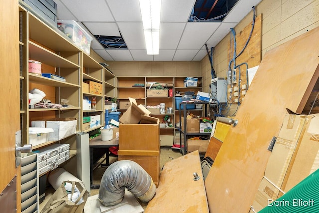 306 W Russell St, Hubbardston, MI 48845 - view of storage room