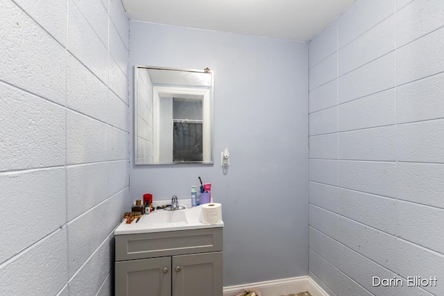 306 W Russell St, Hubbardston, MI 48845 - bathroom featuring vanity