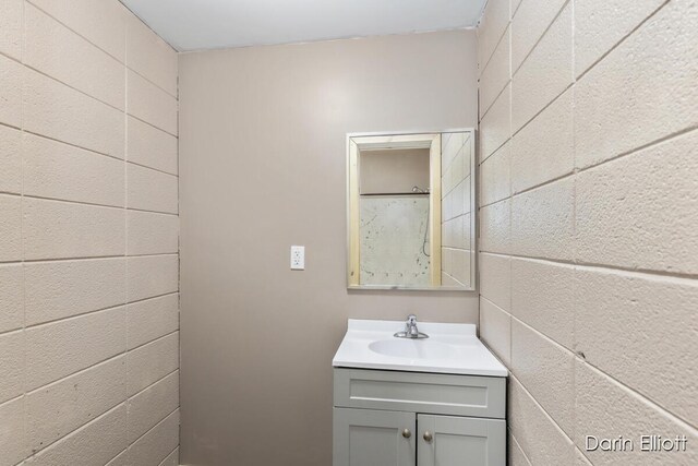 306 W Russell St, Hubbardston, MI 48845 - bathroom with vanity