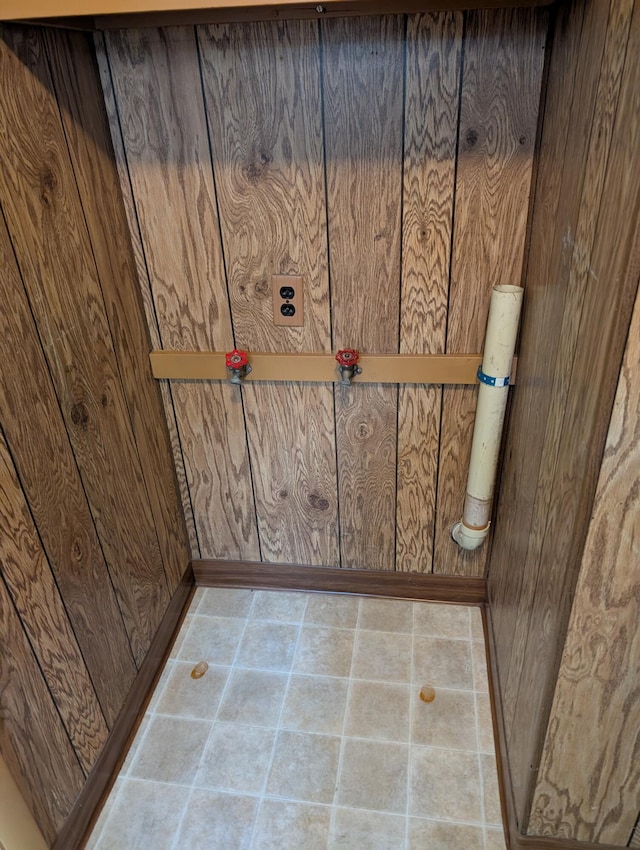 157 S Kenwood St, Muskegon, MI 49442 - elevator featuring wooden walls
