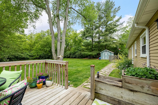 9177 Horseshoe Bnd, Dexter, MI 48130 - deck featuring a lawn and view of wooded area