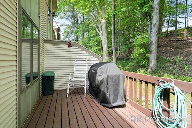 17879 Hidden Dunes Ln Unit D, Spring Lake, MI 49456 - deck with grilling area
