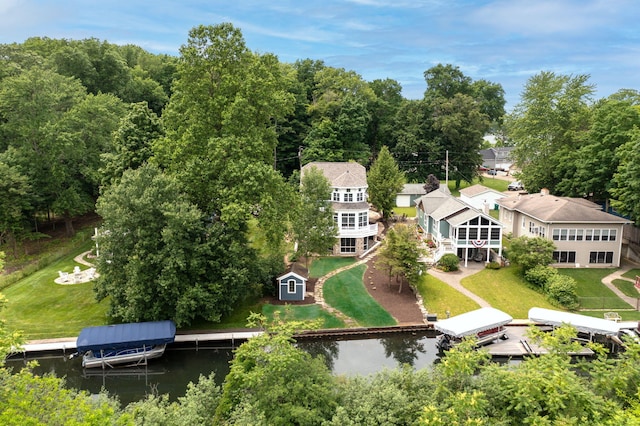 60757 Beechwood Ln, Cassopolis, MI 49031 - bird's eye view of a nearby body of water