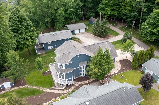 60757 Beechwood Ln, Cassopolis, MI 49031 - view from above of property