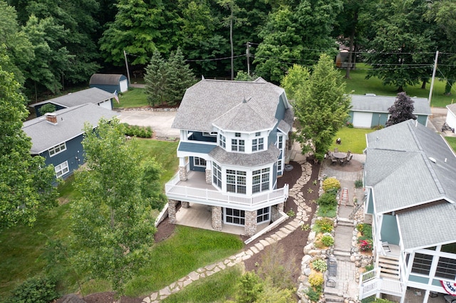 60757 Beechwood Ln, Cassopolis, MI 49031 - view from above of property
