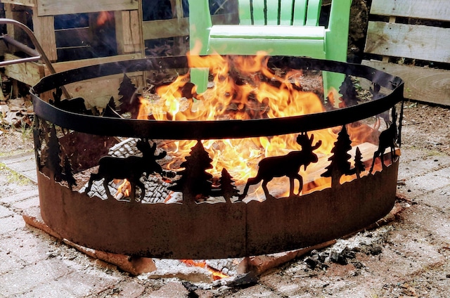 8424 3rd St, Onekama, MI 49675 - detailed view of a fireplace