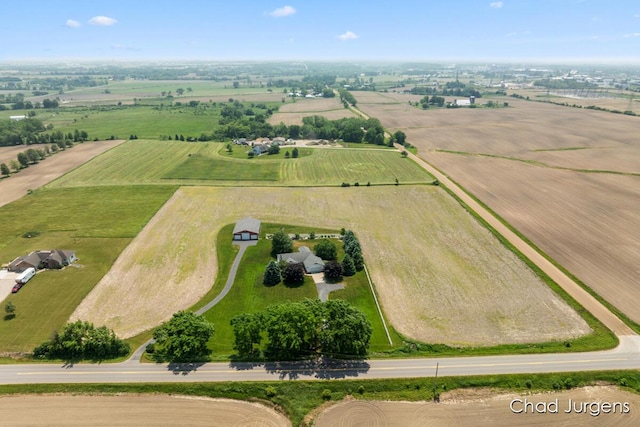 7564 Quincy St, Zeeland, MI 49464 - aerial view of sparsely populated area featuring farmland