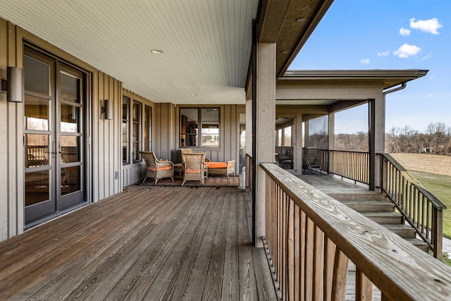 10258 Burgoyne Rd, Berrien Springs, MI 49103 - view of wooden terrace