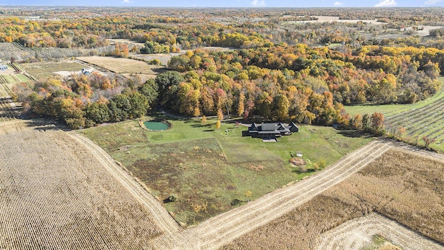 10258 Burgoyne Rd, Berrien Springs, MI 49103 - view of property location featuring rural landscape and a forest