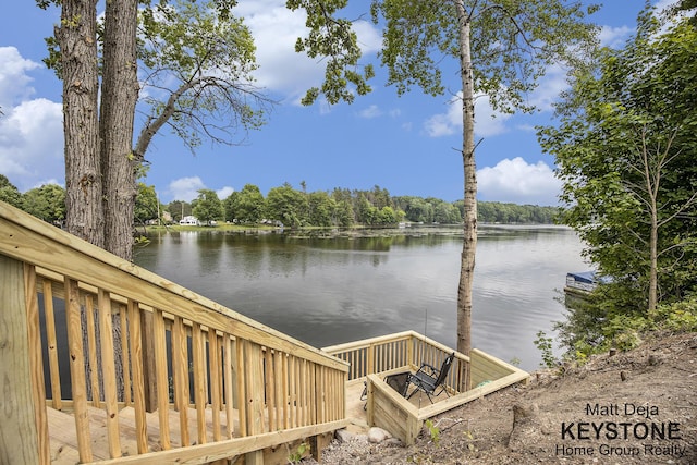 11012 Riverview Dr, Big Rapids, MI 49307 - dock with a water view