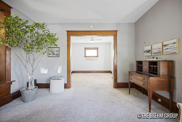 200 Richards Ave NW, Grand Rapids, MI 49504 - hallway featuring carpet and baseboards