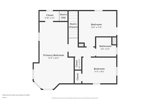 200 Richards Ave NW, Grand Rapids, MI 49504 - view of room layout