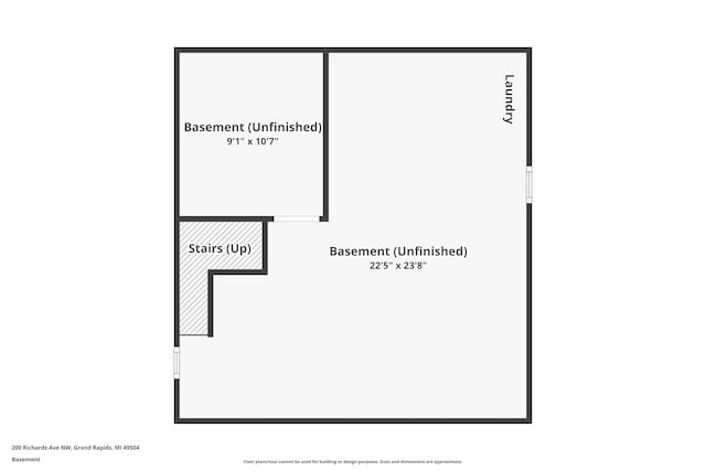 200 Richards Ave NW, Grand Rapids, MI 49504 - view of property floor plan
