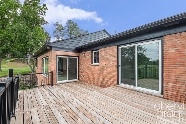 1757 Westlane Dr NE, Grand Rapids, MI 49505 - view of wooden terrace