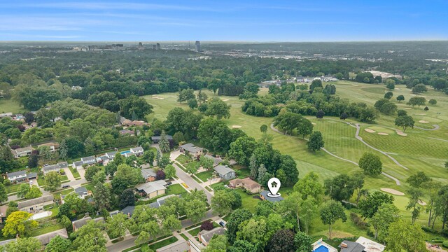 1757 Westlane Dr NE, Grand Rapids, MI 49505 - bird's eye view of a golf course and a tree filled landscape