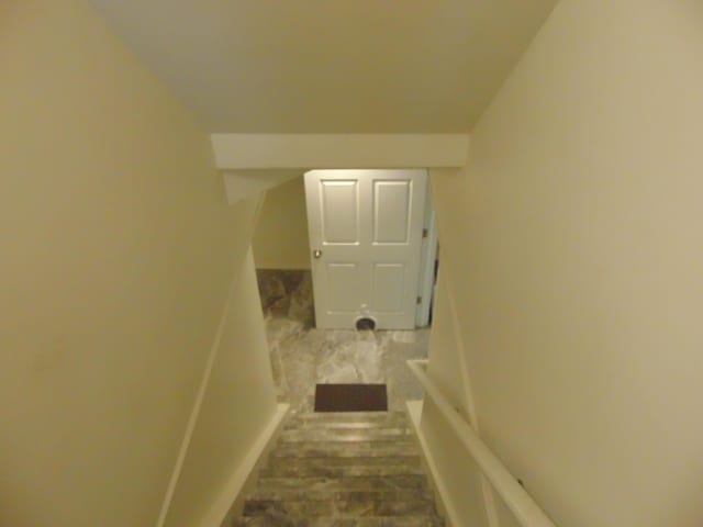 10114 Lincoln Dr, Huntington Woods, MI 48070 - stairs with lofted ceiling