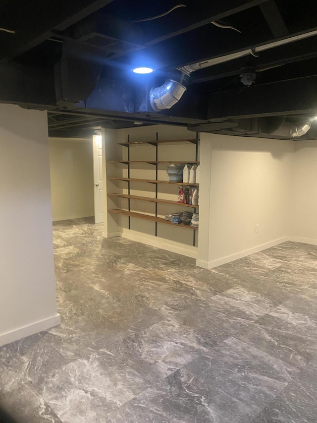 10114 Lincoln Dr, Huntington Woods, MI 48070 - below grade area with baseboards