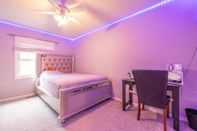 45801 Henley Dr, Canton, MI 48187 - bedroom featuring carpet and ceiling fan