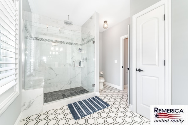 52951 Royal Park Ave, Utica, MI 48315 - full bathroom with a marble finish shower and tile patterned flooring
