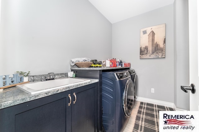 52951 Royal Park Ave, Utica, MI 48315 - washroom featuring washing machine and clothes dryer and cabinet space