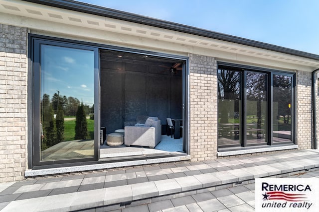 52951 Royal Park Ave, Utica, MI 48315 - entrance to property featuring brick siding