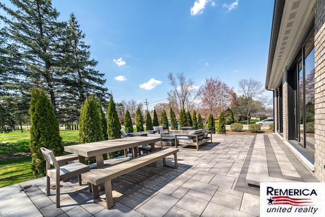 52951 Royal Park Ave, Utica, MI 48315 - view of patio featuring outdoor lounge area and outdoor dining space