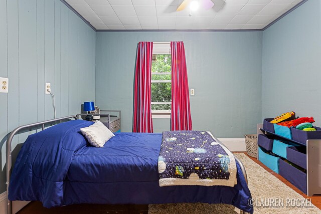 409 Rust Ave, Big Rapids, MI 49307 - bedroom with a ceiling fan