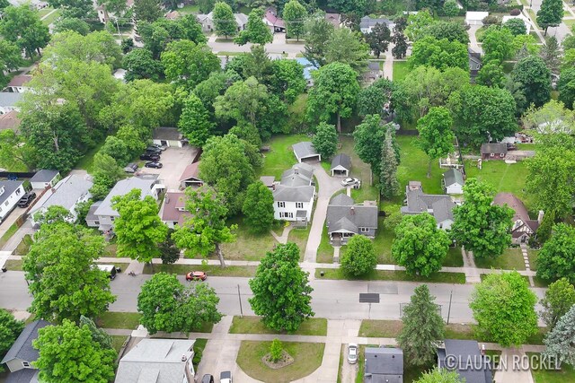 409 Rust Ave, Big Rapids, MI 49307 - aerial perspective of suburban area