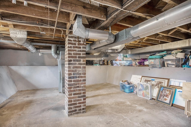 255 E Corey St, Bronson, MI 49028 - view of unfinished below grade area