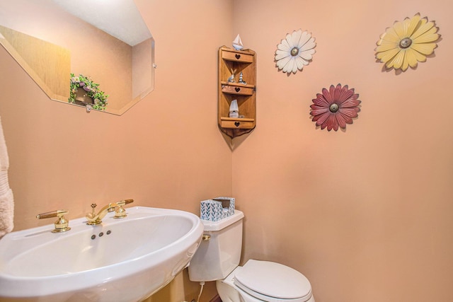 50041 David Dr, Dowagiac, MI 49047 - bathroom with a sink and toilet