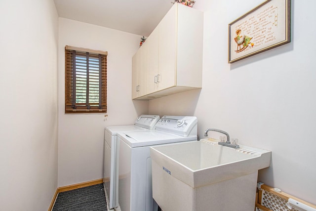 50041 David Dr, Dowagiac, MI 49047 - laundry area featuring cabinet space and washer and clothes dryer