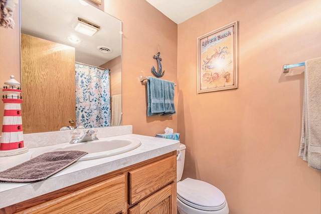 50041 David Dr, Dowagiac, MI 49047 - bathroom featuring vanity and curtained shower