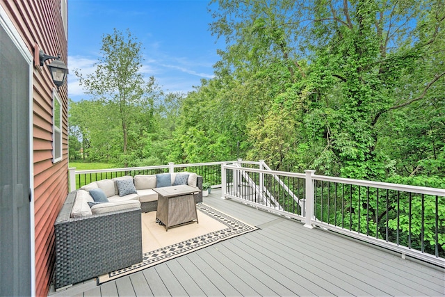 3935 Riley Rdg, Portage, MI 49024 - deck with an outdoor hangout area